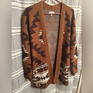 Lucky Brand Aztec cardi